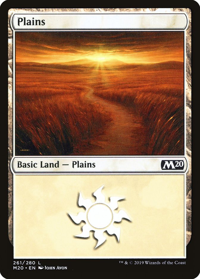 Plains (261) [Core Set 2020] Magic: The Gathering