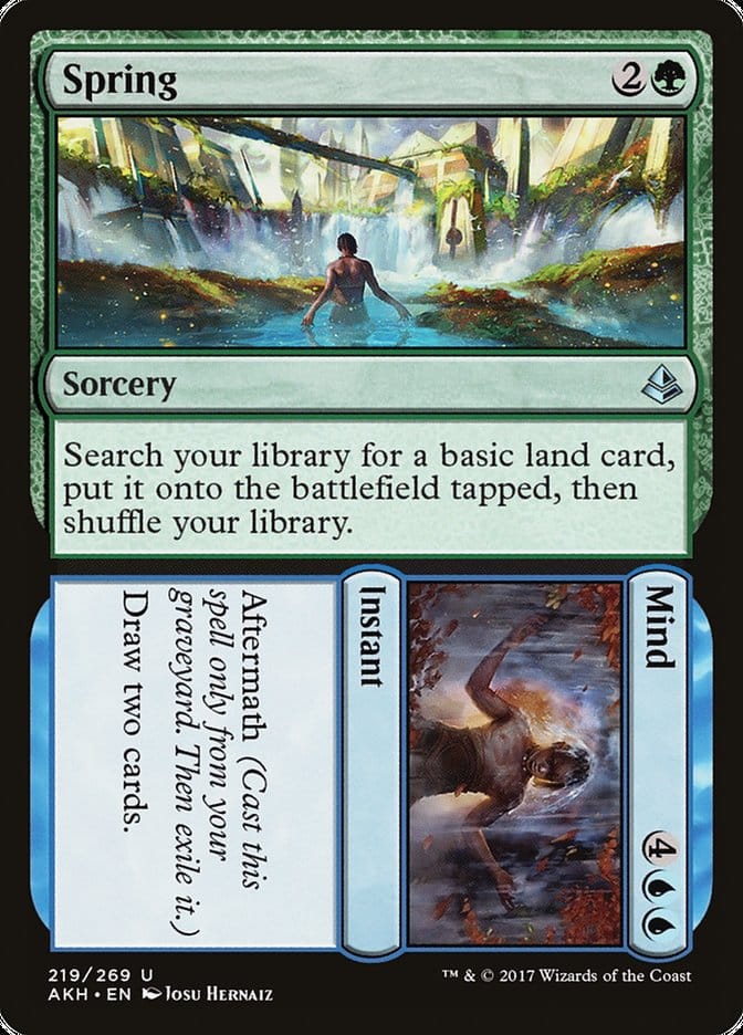 Spring // Mind [Amonkhet] Magic: The Gathering