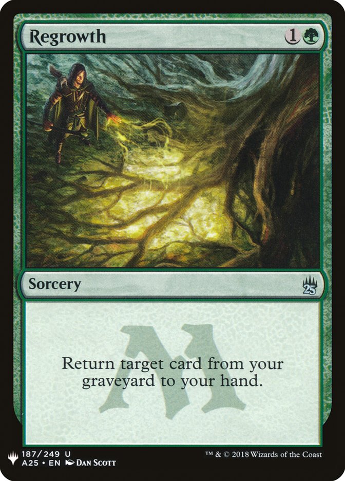 Regrowth [Mystery Booster] Magic: The Gathering