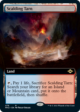 Scalding Tarn (Extended Art) [Modern Horizons 2] Magic: The Gathering