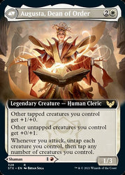 Plargg, Dean of Chaos // Augusta, Dean of Order (Extended Art) [Strixhaven: School of Mages] Magic: The Gathering
