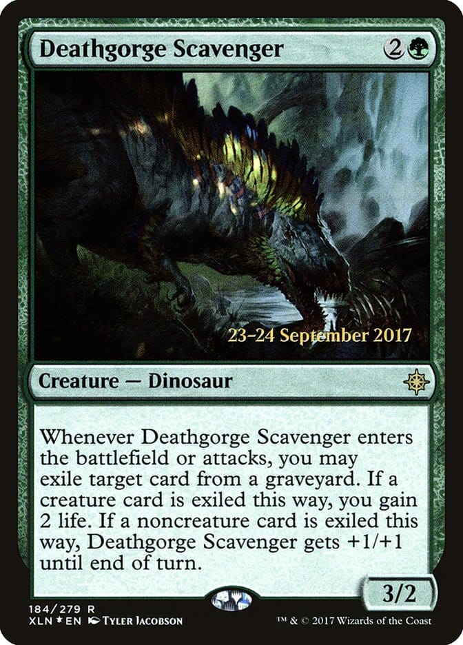 Deathgorge Scavenger [Ixalan Prerelease Promos] Magic: The Gathering