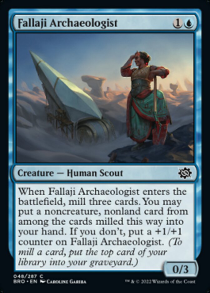 Fallaji Archaeologist [The Brothers' War] Magic: The Gathering