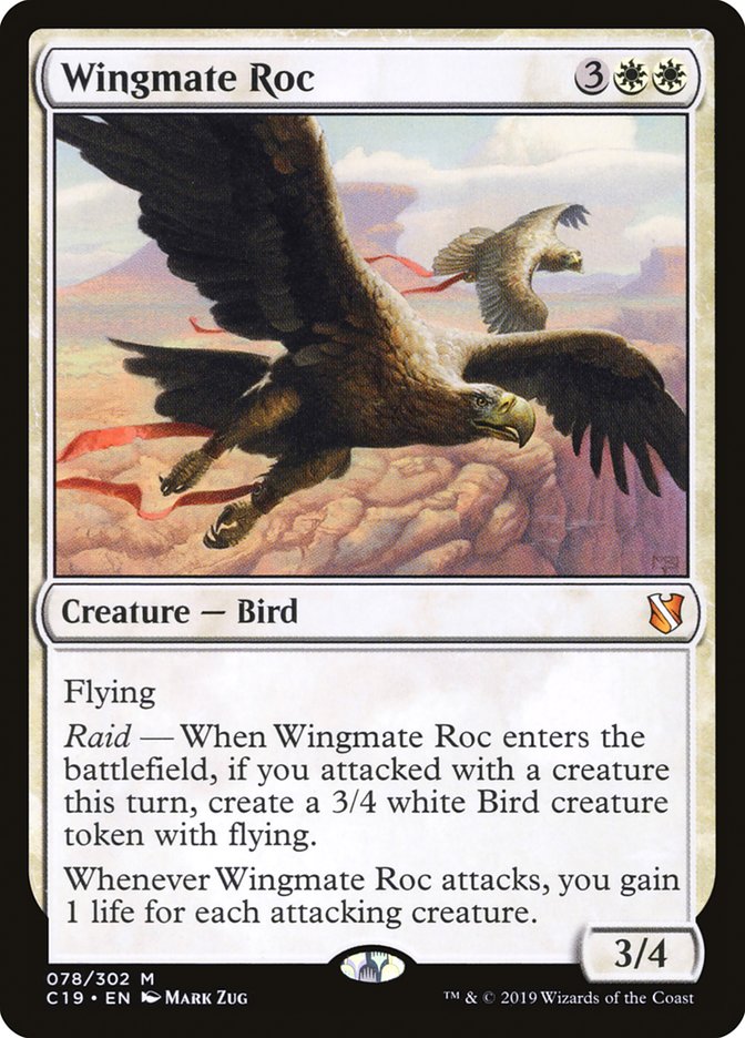 Wingmate Roc [Commander 2019] Magic: The Gathering