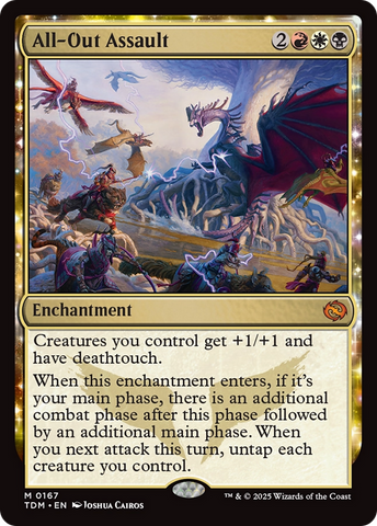All-Out Assault [Tarkir: Dragonstorm] Magic: The Gathering