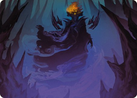 Sauron, the Necromancer Art Card [The Lord of the Rings: Tales of Middle-earth Art Series] Magic: The Gathering