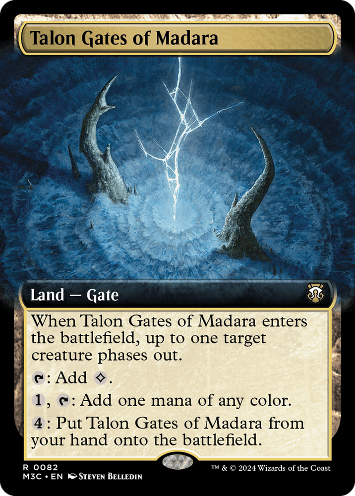 Talon Gates of Madara (Extended Art) (Ripple Foil) [Modern Horizons 3 Commander] Magic: The Gathering
