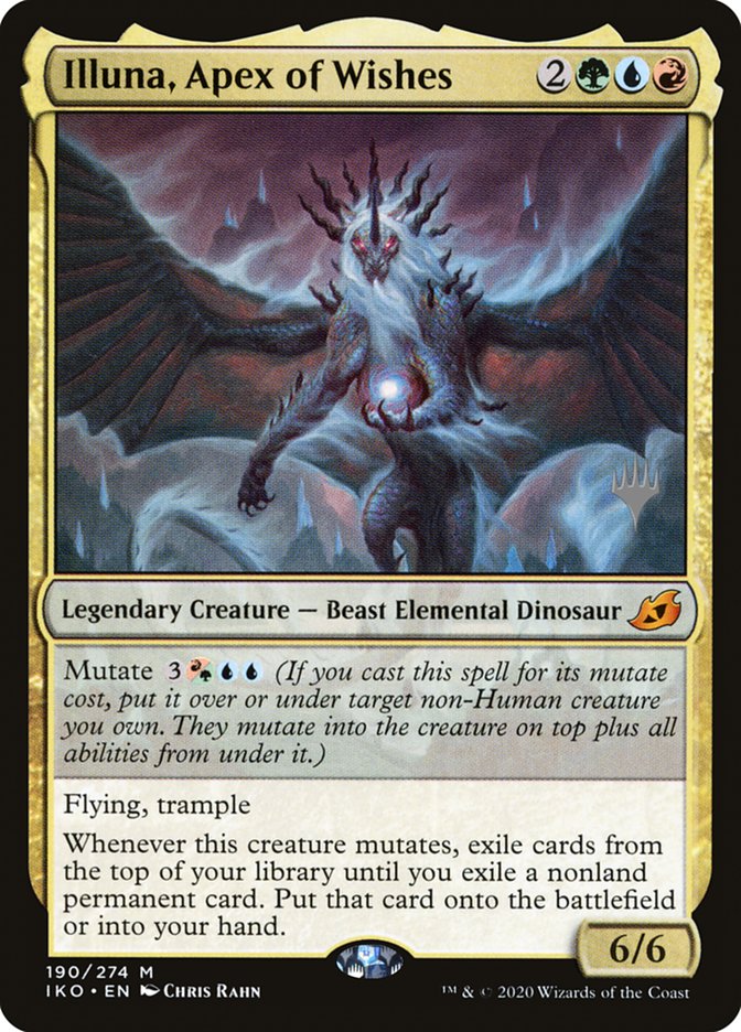 Illuna, Apex of Wishes (Promo Pack) [Ikoria: Lair of Behemoths Promos] Magic: The Gathering