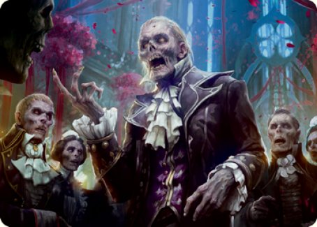 Undead Butler Art Card [Innistrad: Crimson Vow Art Series] Magic: The Gathering