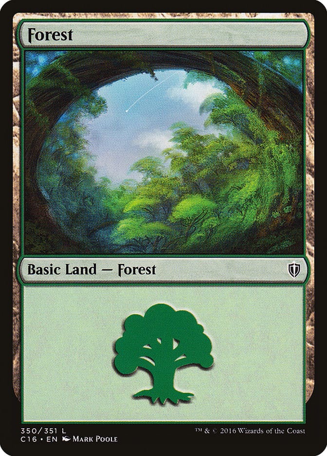Forest (350) [Commander 2016] Magic: The Gathering