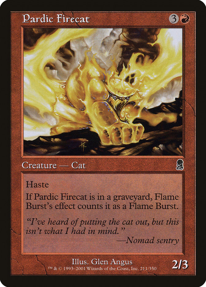 Pardic Firecat [Odyssey] Magic: The Gathering