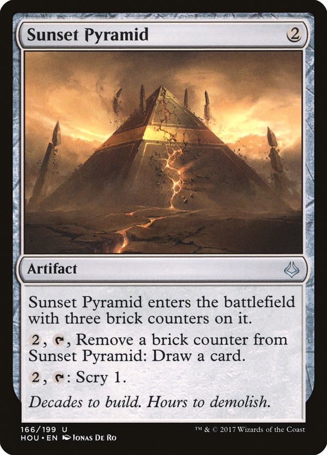 Sunset Pyramid [Hour of Devastation] Magic: The Gathering