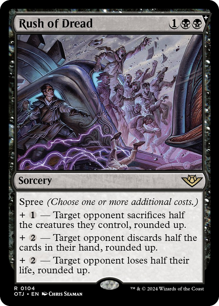 Rush of Dread [Outlaws of Thunder Junction] Magic: The Gathering