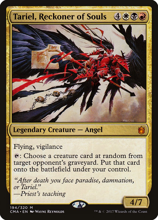 Tariel, Reckoner of Souls [Commander Anthology] Magic: The Gathering