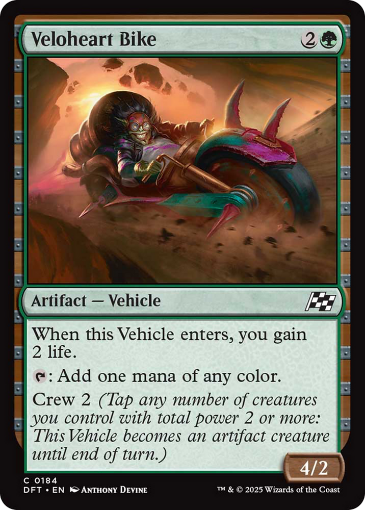 Veloheart Bike [Aetherdrift] Magic: The Gathering