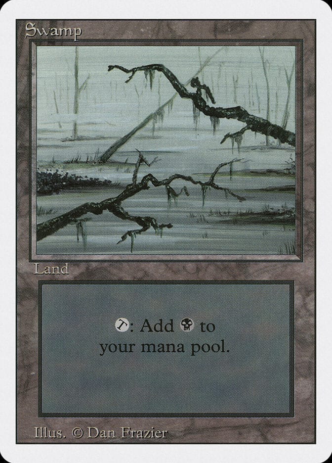 Swamp (300) [Revised Edition] Magic: The Gathering