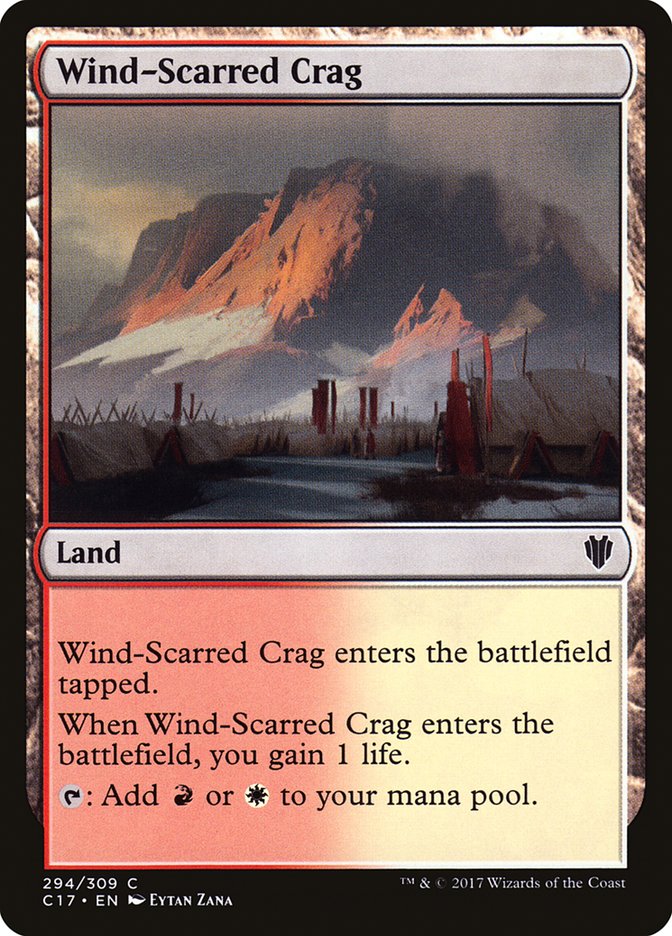 Wind-Scarred Crag [Commander 2017] Magic: The Gathering