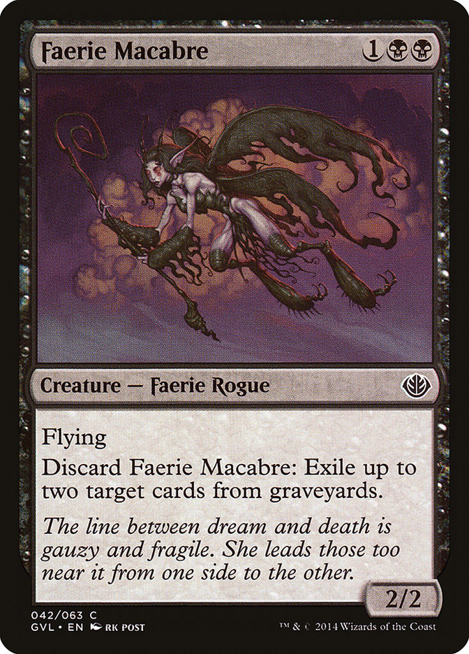 Faerie Macabre (Garruk vs. Liliana) [Duel Decks Anthology] Magic: The Gathering