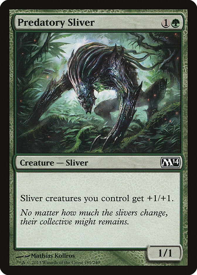 Predatory Sliver [Magic 2014] Magic: The Gathering