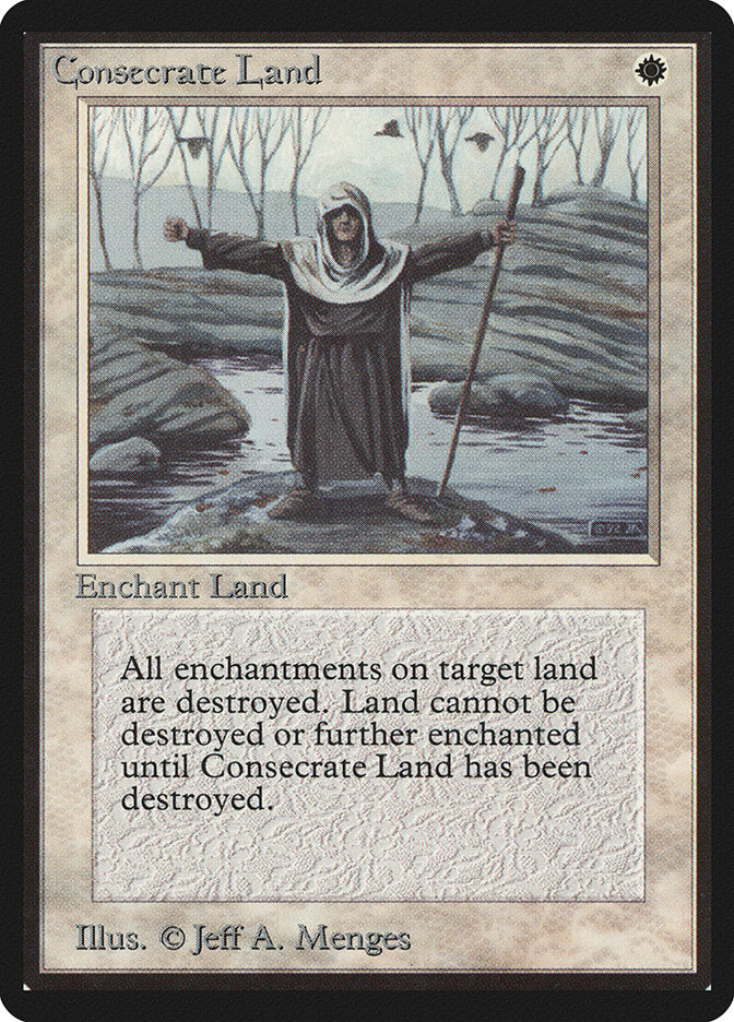 Consecrate Land [Beta Edition] Magic: The Gathering