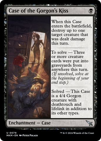 Case of the Gorgon's Kiss (Red) [Murders at Karlov Manor] Magic: The Gathering