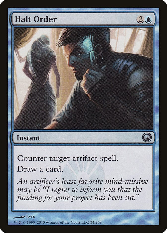 Halt Order [Scars of Mirrodin] Magic: The Gathering