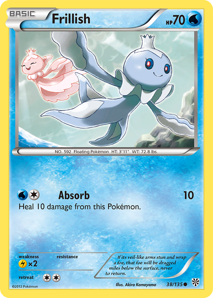 Frillish (38/135) [Black & White: Plasma Storm] Pokémon