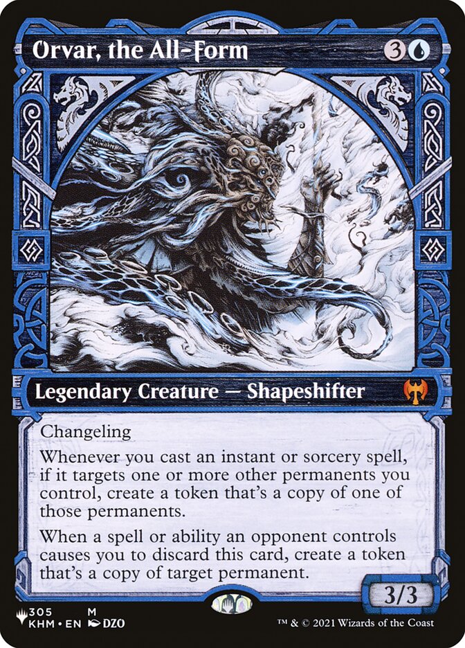 Orvar, the All-Form (Showcase) [The List] Magic: The Gathering