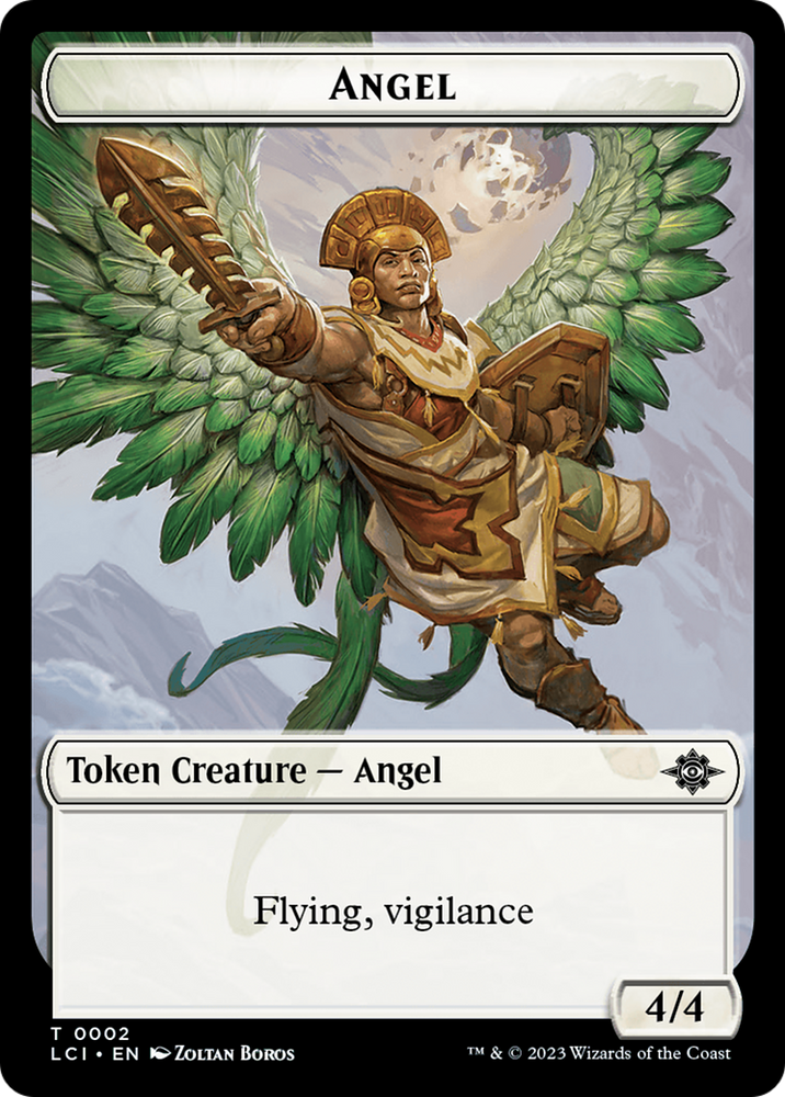Angel Token [The Lost Caverns of Ixalan Tokens] Magic: The Gathering