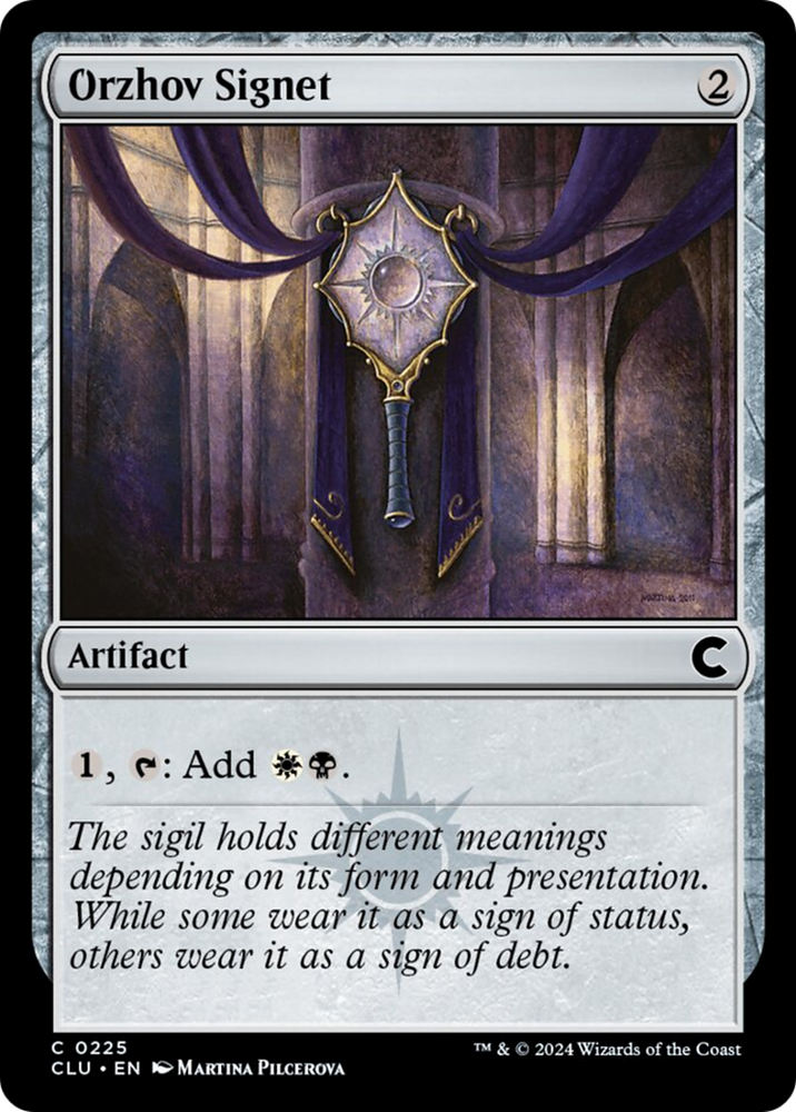 Orzhov Signet [Ravnica: Clue Edition] Magic: The Gathering