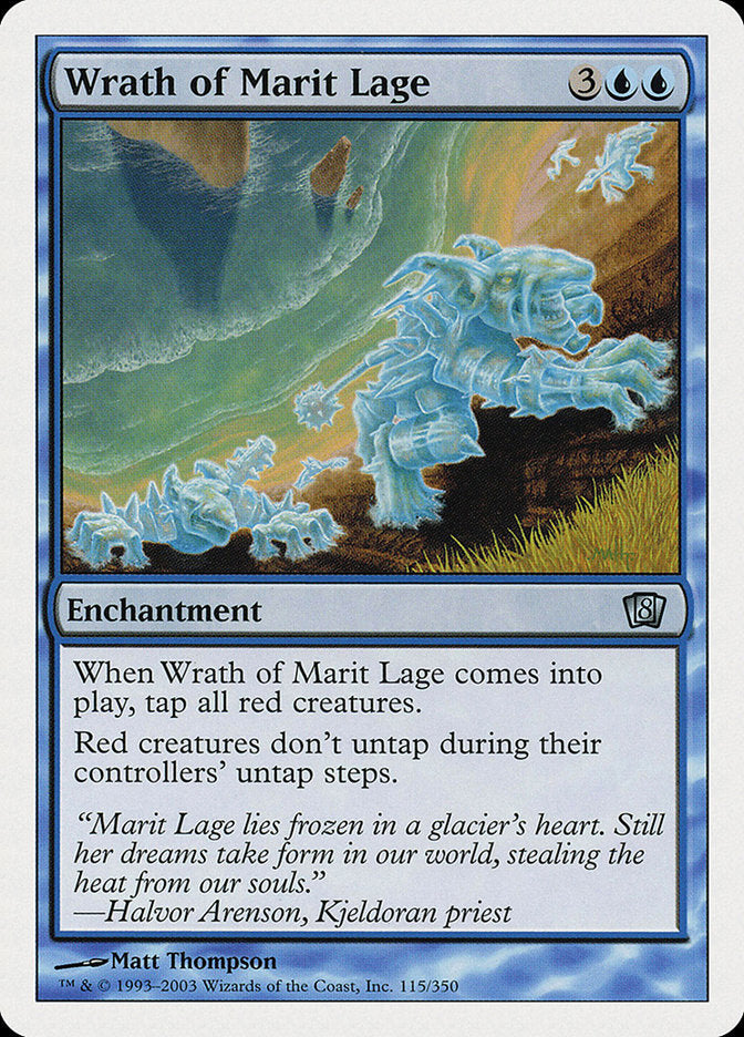 Wrath of Marit Lage [Eighth Edition] Magic: The Gathering