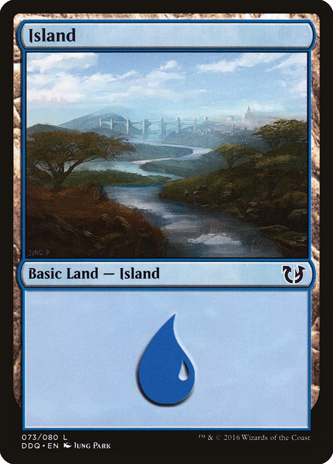 Island (73) [Duel Decks: Blessed vs. Cursed] Magic: The Gathering