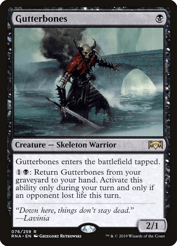 Gutterbones [Ravnica Allegiance] Magic: The Gathering