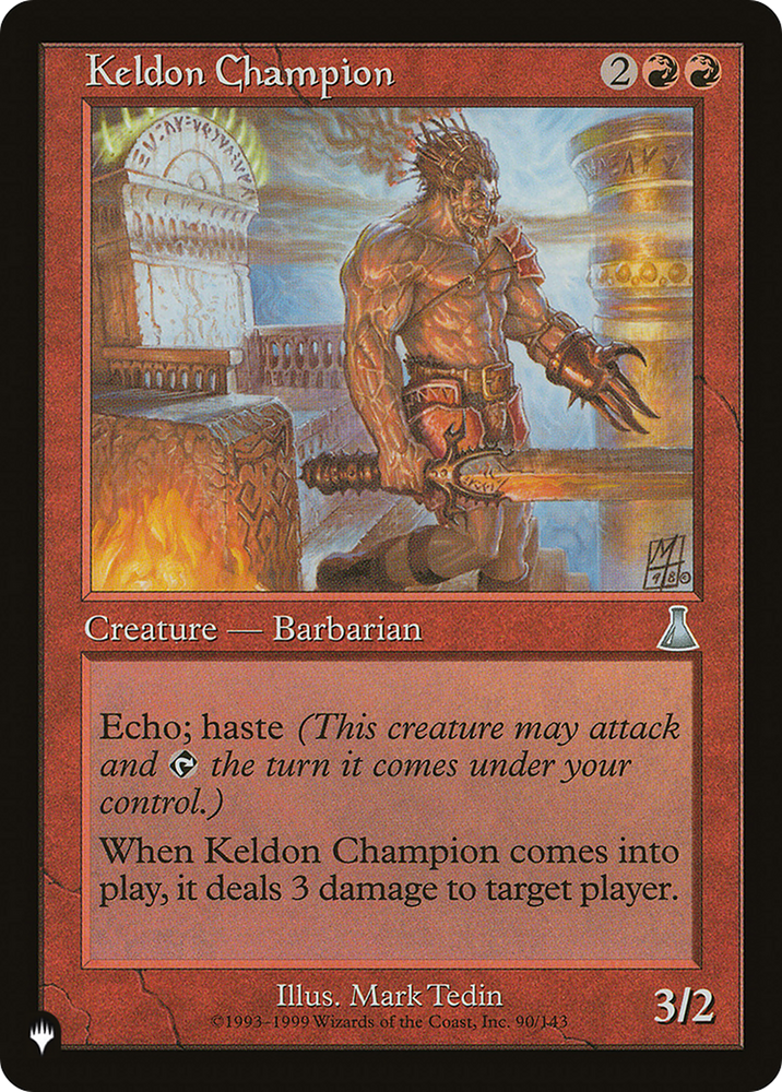 Keldon Champion [The List] Magic: The Gathering