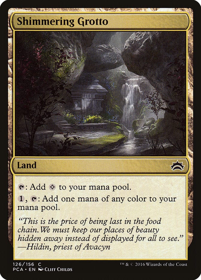 Shimmering Grotto [Planechase Anthology] Magic: The Gathering