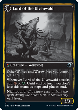 Kessig Naturalist // Lord of the Ulvenwald [Innistrad: Double Feature] Magic: The Gathering
