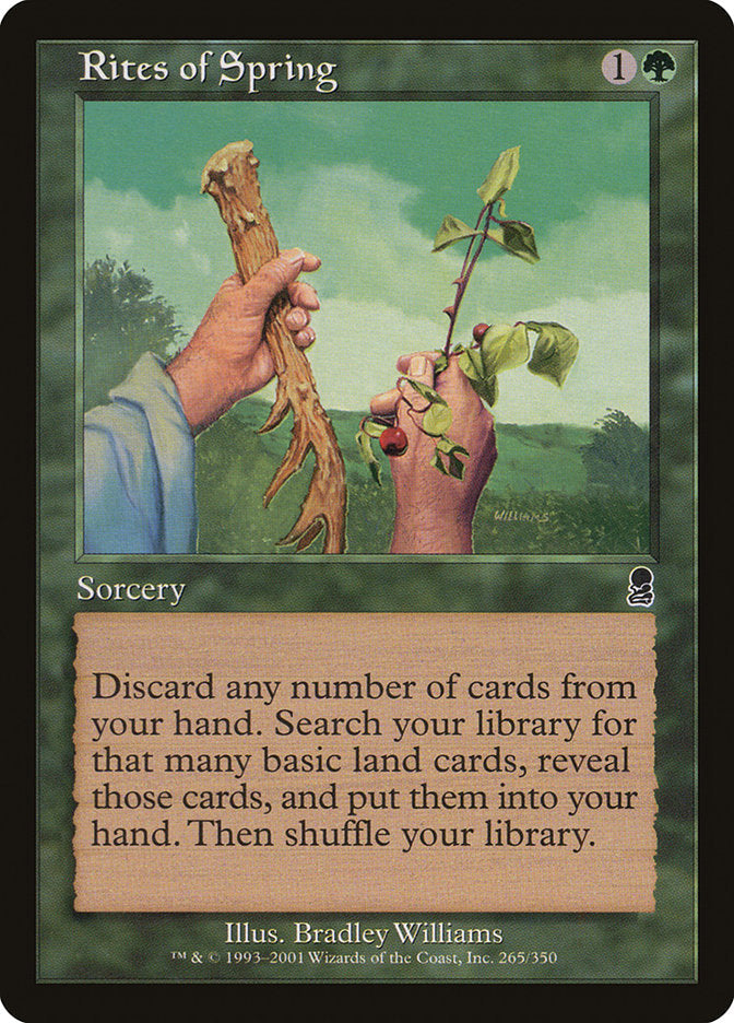 Rites of Spring [Odyssey] Magic: The Gathering