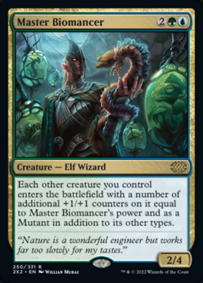 Master Biomancer [Double Masters 2022] Magic: The Gathering
