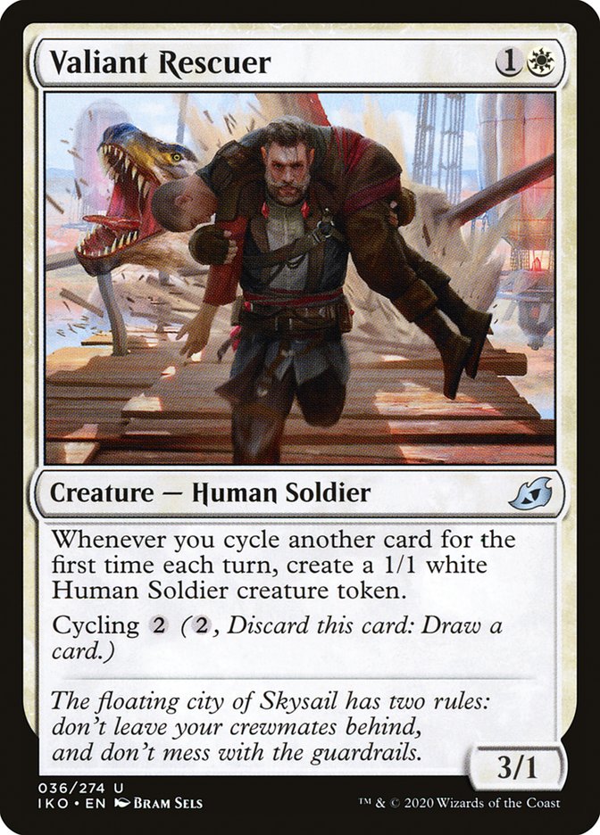 Valiant Rescuer [Ikoria: Lair of Behemoths] Magic: The Gathering