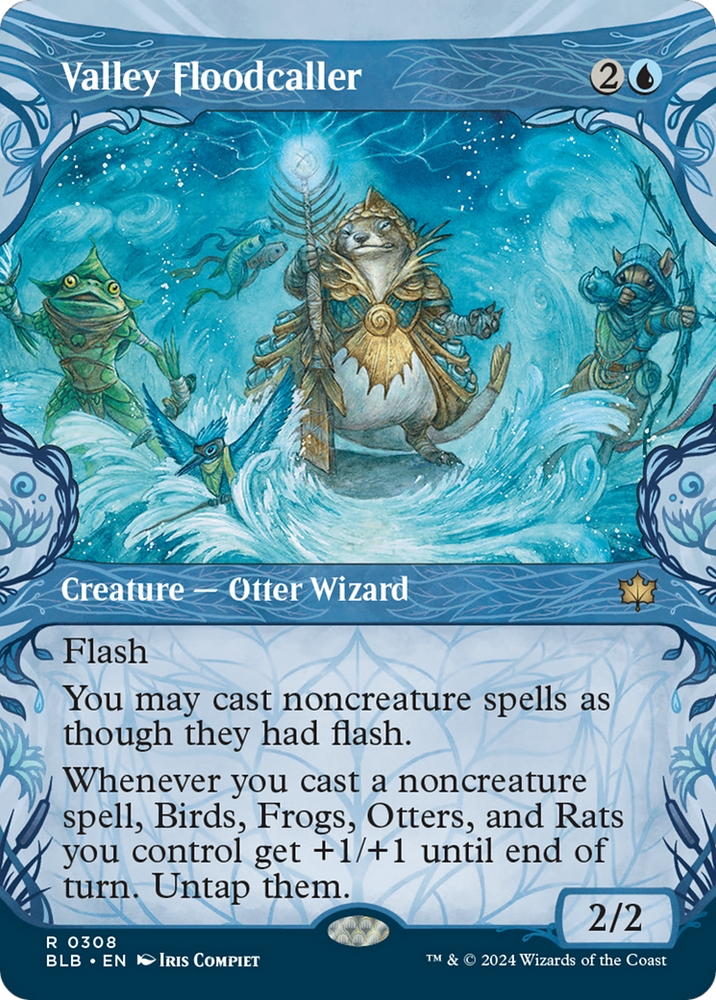 Valley Floodcaller (Showcase) [Bloomburrow] Magic: The Gathering