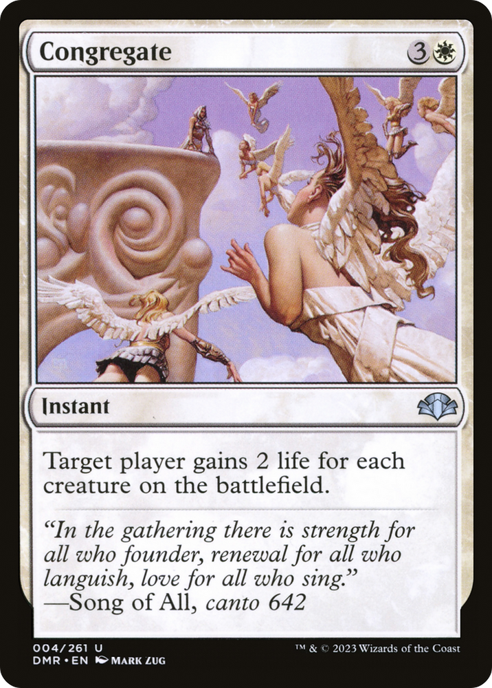 Congregate [Dominaria Remastered] Magic: The Gathering