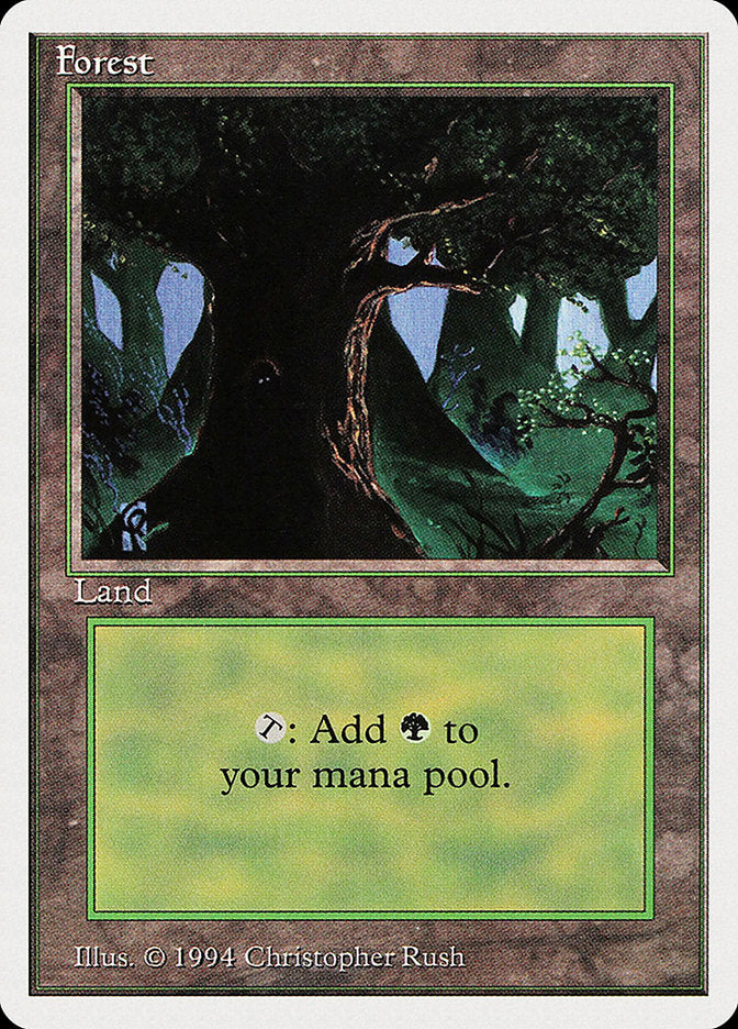 Forest (306) [Summer Magic / Edgar] Magic: The Gathering