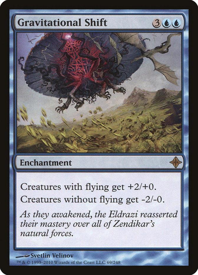 Gravitational Shift [Rise of the Eldrazi] Magic: The Gathering