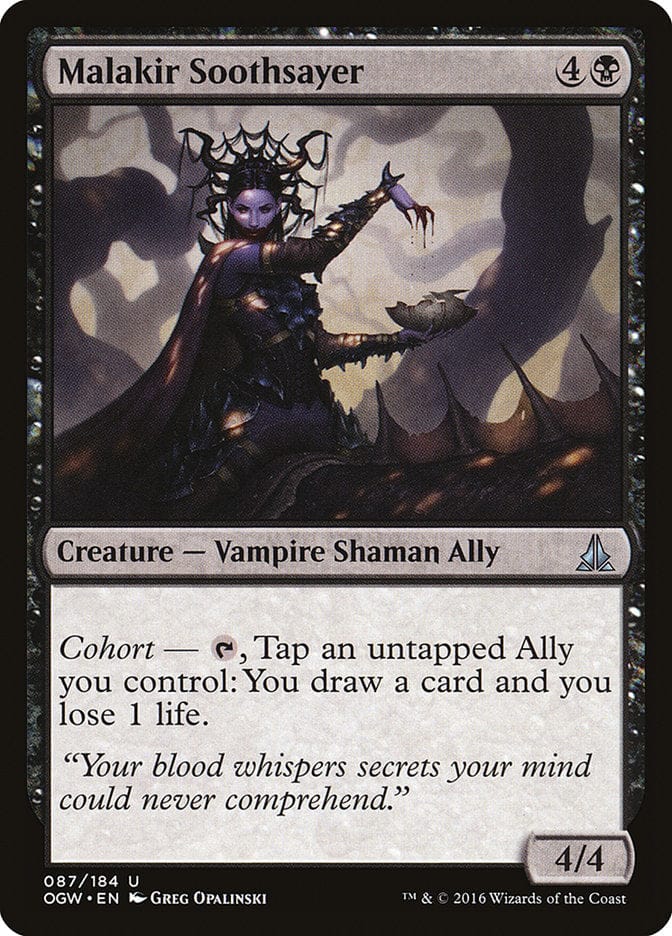 Malakir Soothsayer [Oath of the Gatewatch] Magic: The Gathering