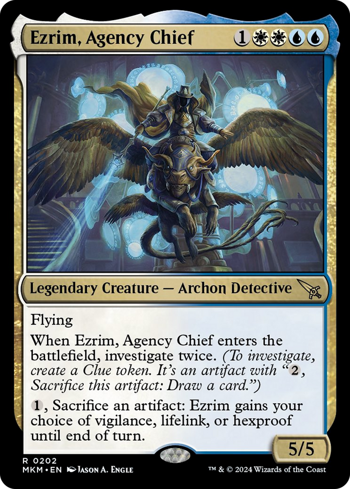 Ezrim, Agency Chief [Murders at Karlov Manor] Magic: The Gathering
