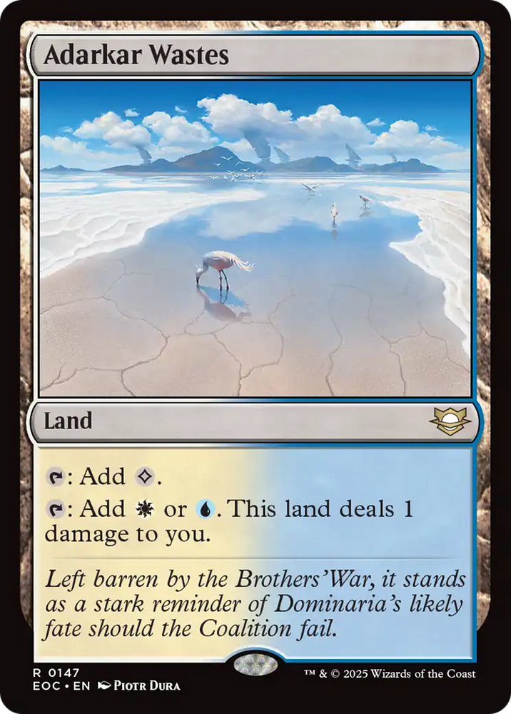 Adarkar Wastes [Edge of Eternities Commander] Magic: The Gathering
