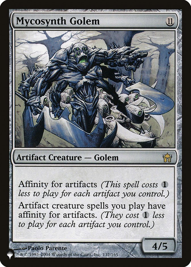 Mycosynth Golem [The List] Magic: The Gathering