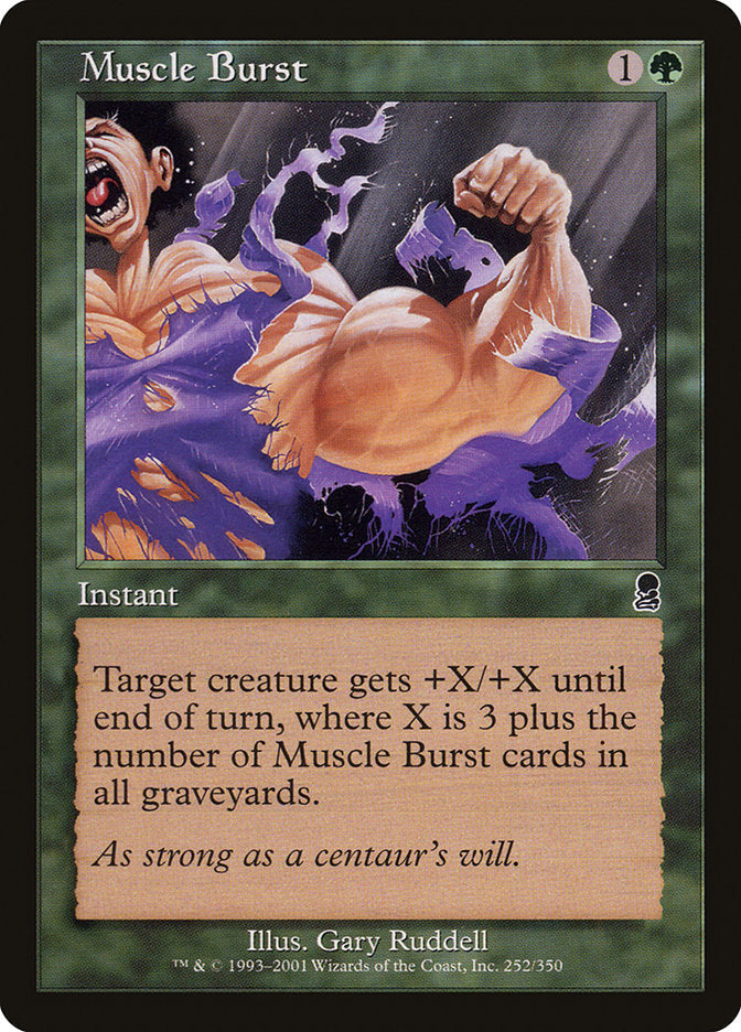 Muscle Burst [Odyssey] Magic: The Gathering