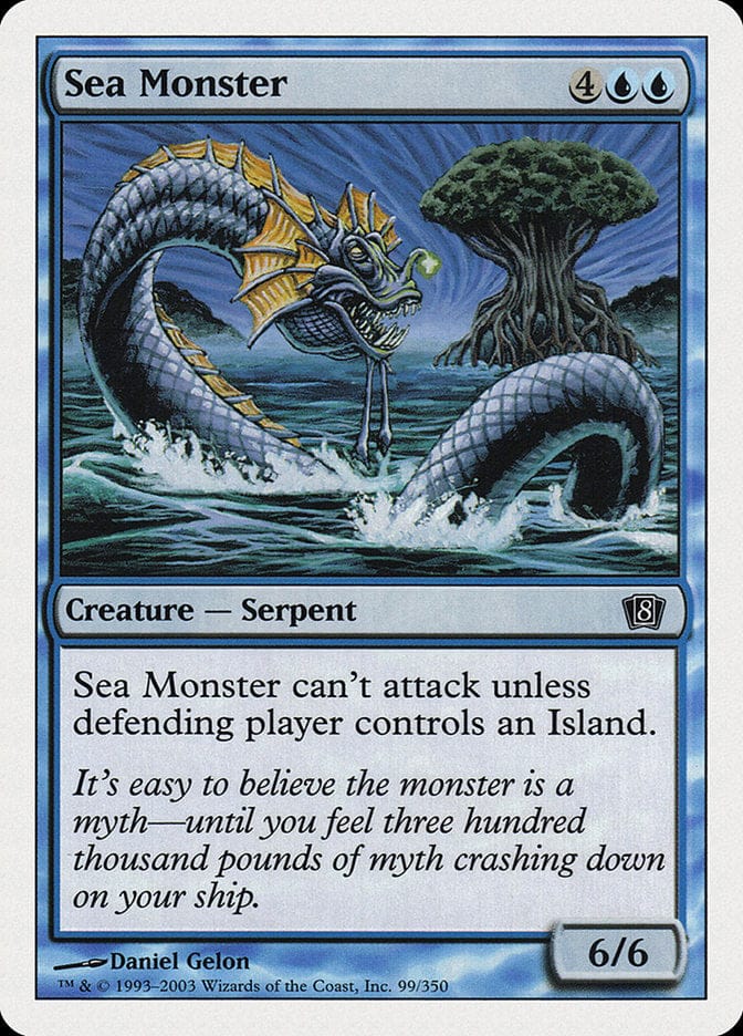 Sea Monster [Eighth Edition] Magic: The Gathering