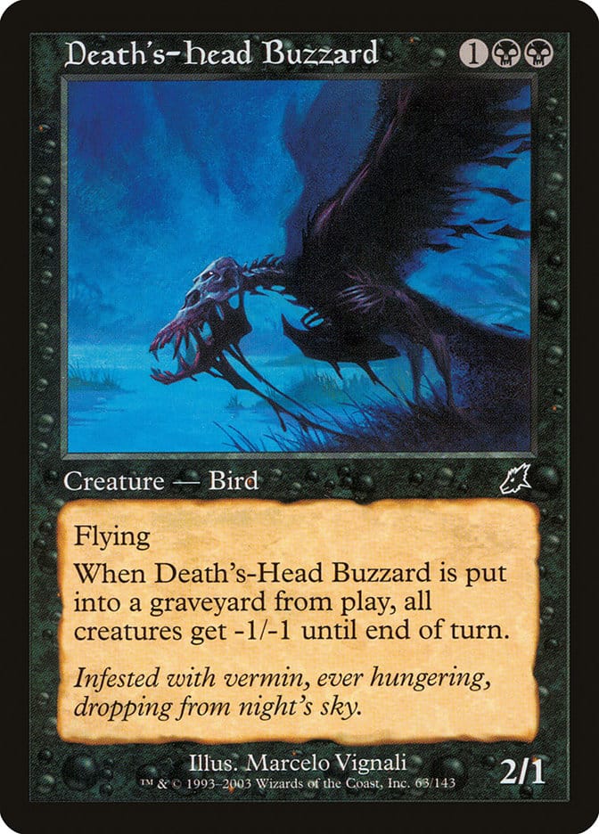 Death's-Head Buzzard [Scourge] Magic: The Gathering